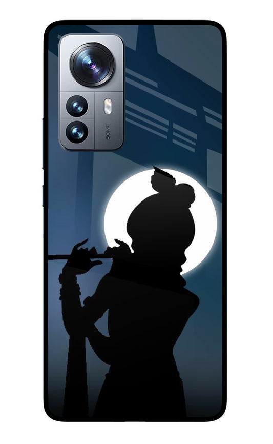 Shri Krishna Silhouette Mi 12 Pro 5G Glass Case