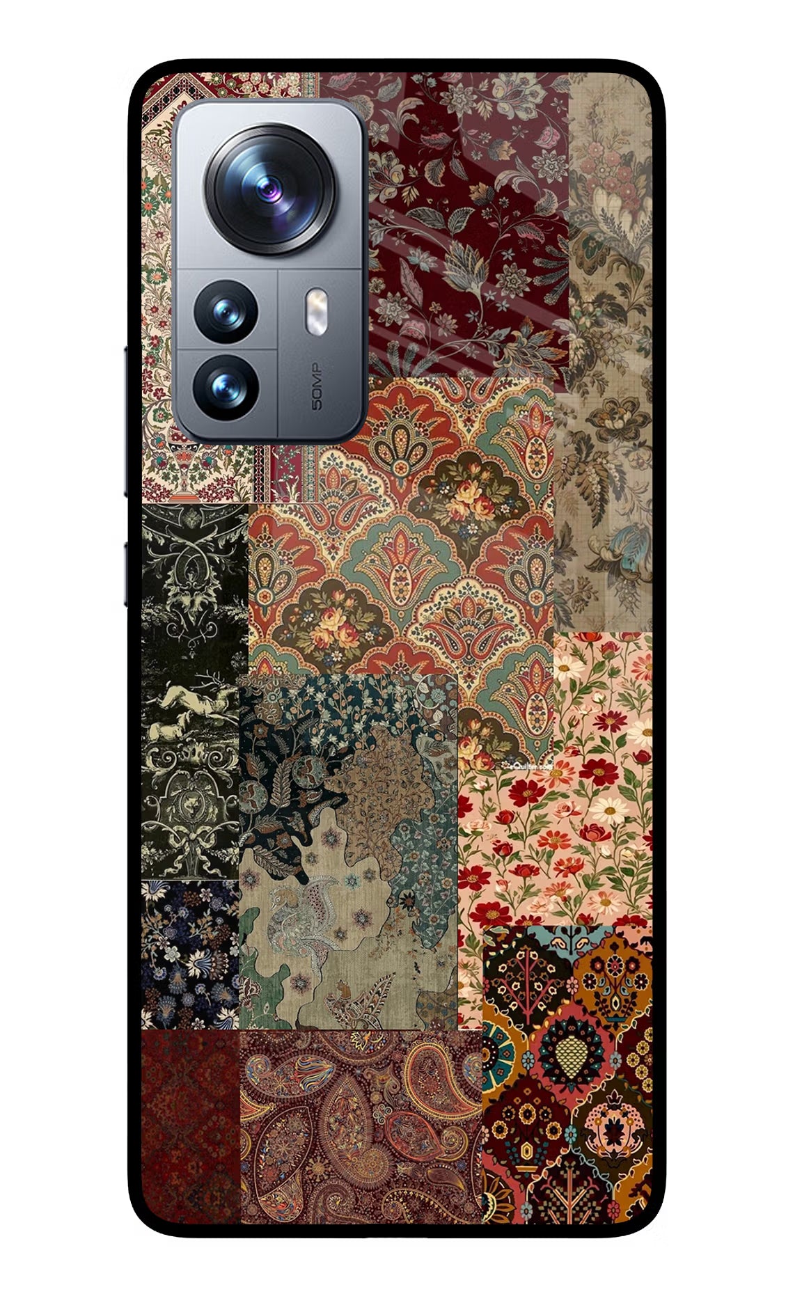 Desi Print Mi 12 Pro 5G Glass Case Back Cover by Casekaro