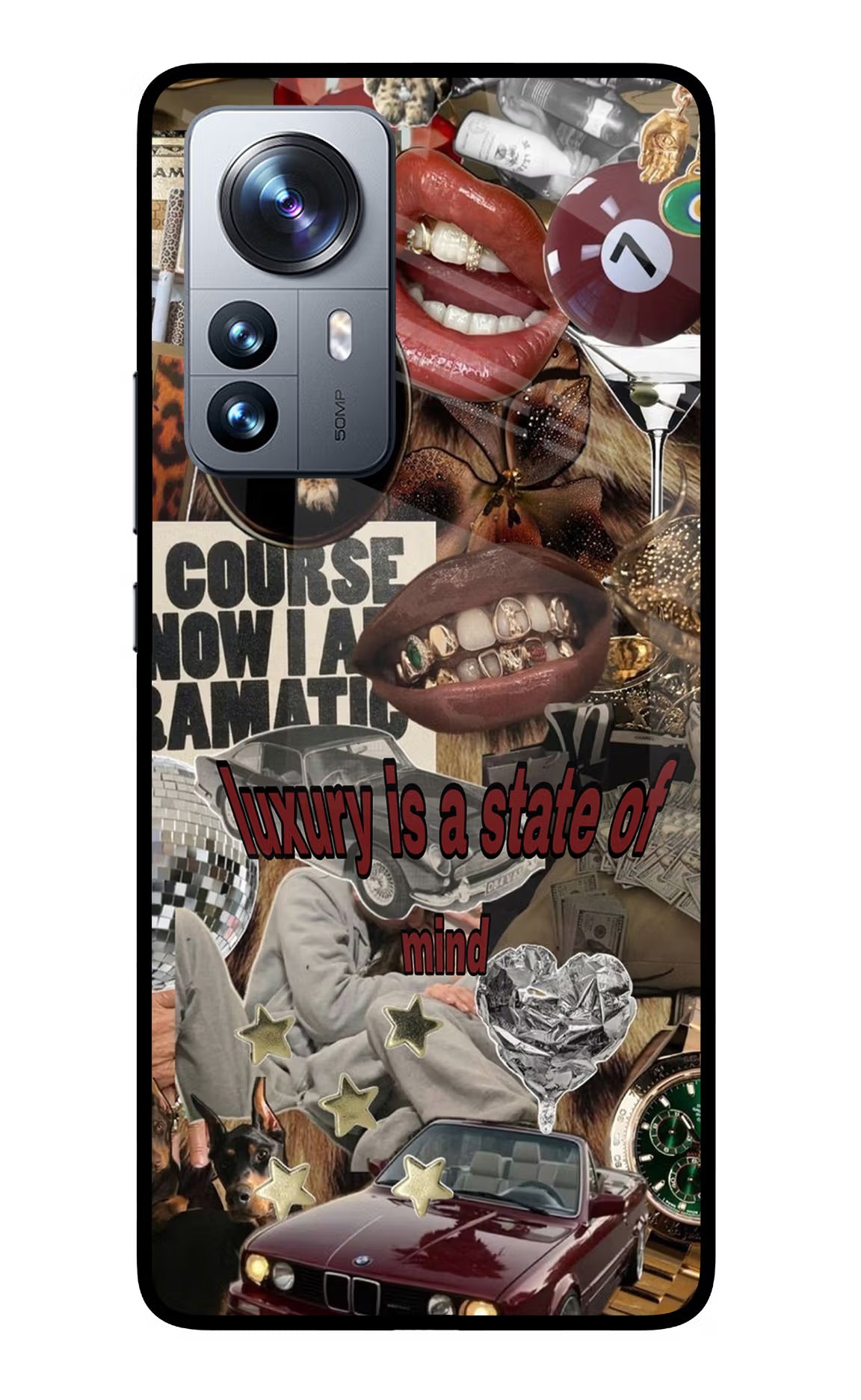 Luxury Mi 12 Pro 5G Glass Case