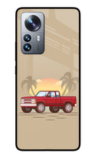 Desert Classic Drive Mi 12 Pro 5G Glass Case