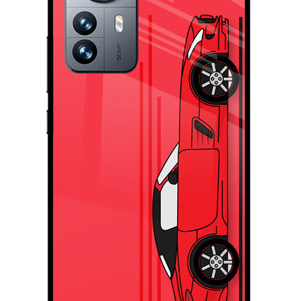 Red Velocity Mi 12 Pro 5G Glass Case