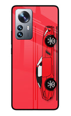 Red Velocity Mi 12 Pro 5G Glass Case