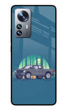 Retro Garage Vibe Mi 12 Pro 5G Glass Case