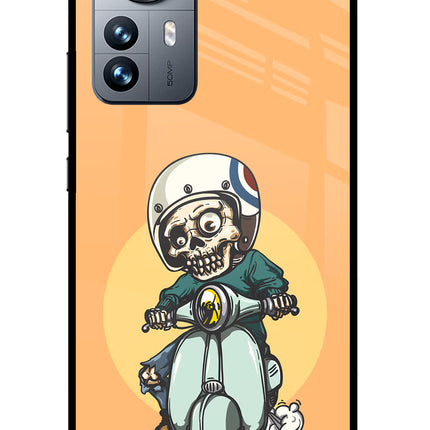 Undead Biker Mi 12 Pro 5G Glass Case