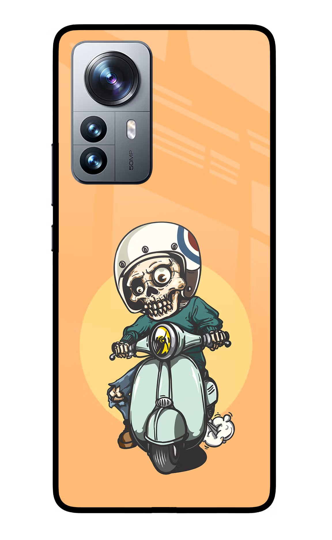 Undead Biker Mi 12 Pro 5G Glass Case