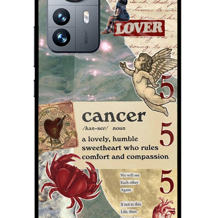 Cancer Zodiac Mi 12 Pro 5G Glass Case