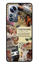 Capricorn Zodiac Mi 12 Pro 5G Glass Case