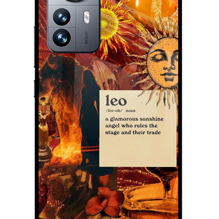 Leo Zodiac Mi 12 Pro 5G Glass Case