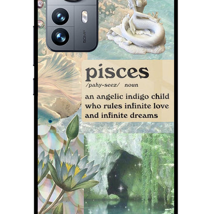 Pisces Zodiac Mi 12 Pro 5G Glass Case
