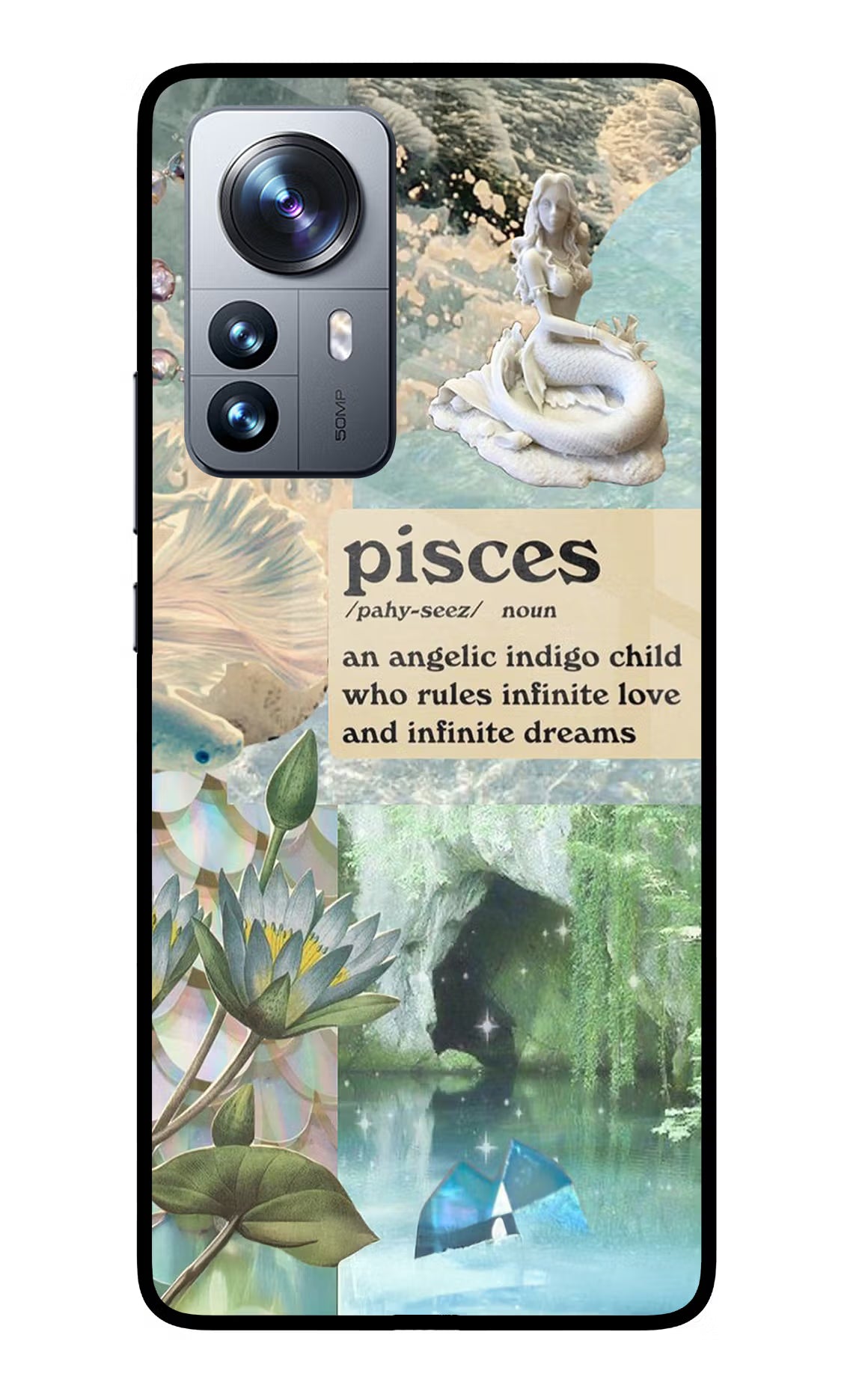 Pisces Zodiac Mi 12 Pro 5G Glass Case