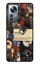 Scorpio Zodiac Mi 12 Pro 5G Glass Case