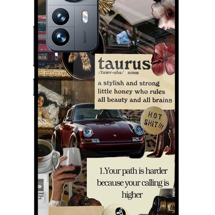 Taurus Zodiac Mi 12 Pro 5G Glass Case