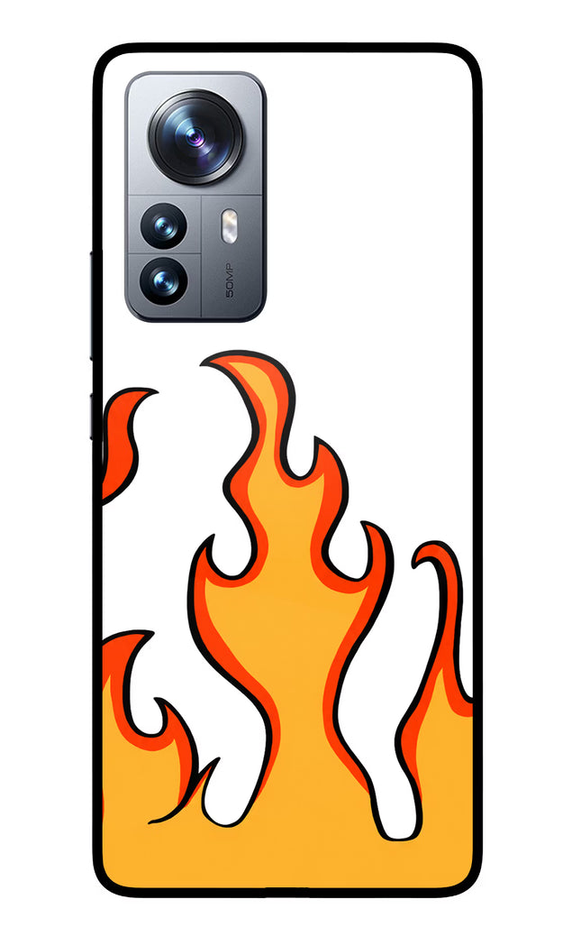 Fired Up – White Mi 12 Pro 5G Glass Case