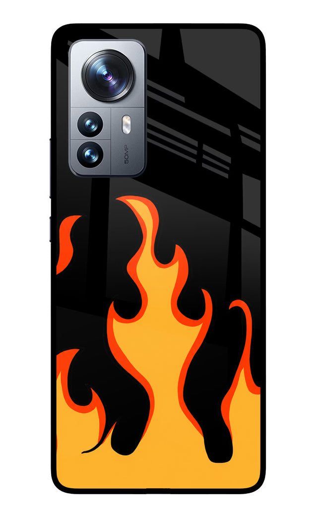 Fired Up – Black Mi 12 Pro 5G Glass Case