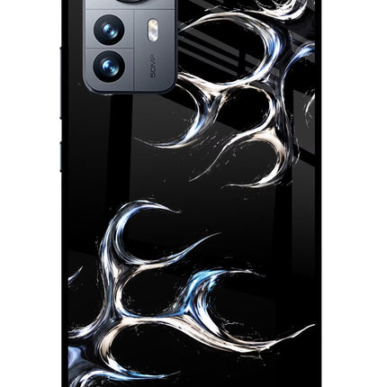 Chrome Tribal Mi 12 Pro 5G Glass Case