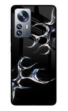 Chrome Tribal Mi 12 Pro 5G Glass Case