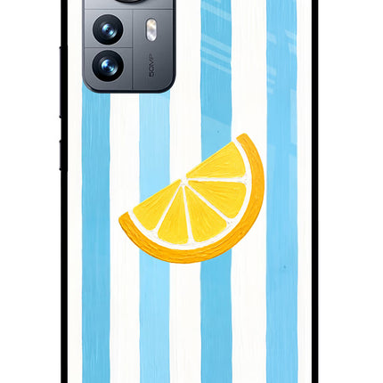 Summer Lemon Mi 12 Pro 5G Glass Case