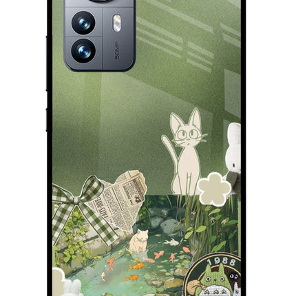 Aesthetic anime Mi 12 Pro 5G Glass Case
