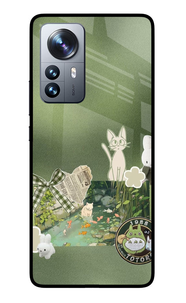 Aesthetic anime Mi 12 Pro 5G Glass Case