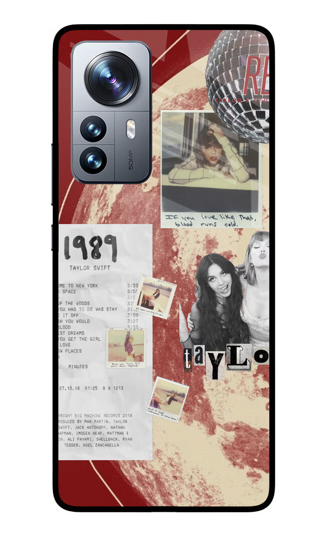 Taylor Swift Mi 12 Pro 5G Glass Case