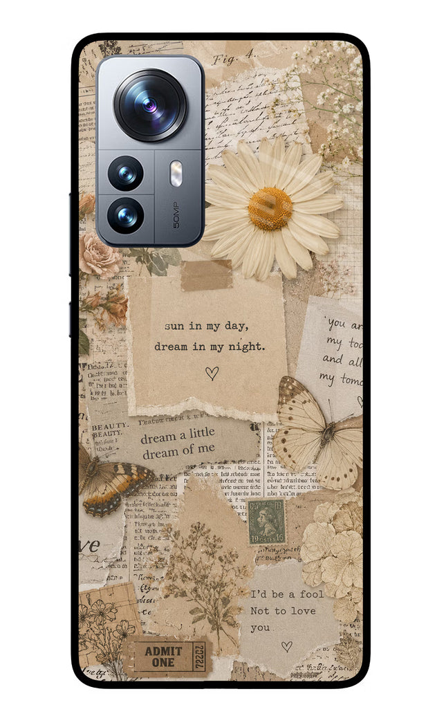 Vintage case Mi 12 Pro 5G Glass Case