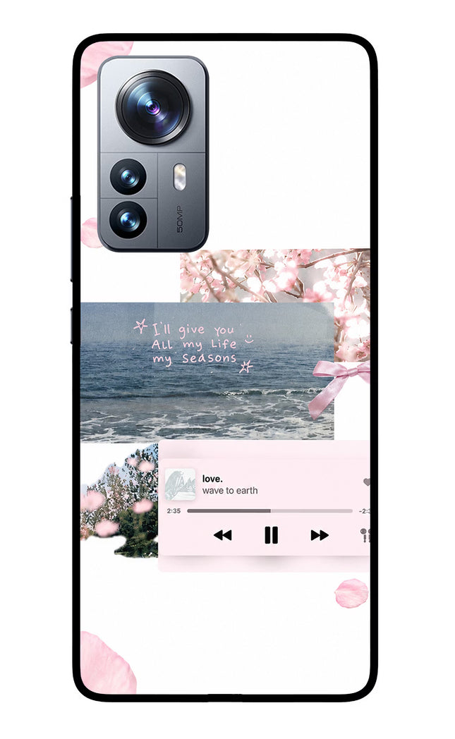 Wave to earth Mi 12 Pro 5G Glass Case