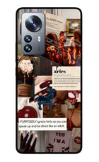 Zodiac Aries Mi 12 Pro 5G Glass Case