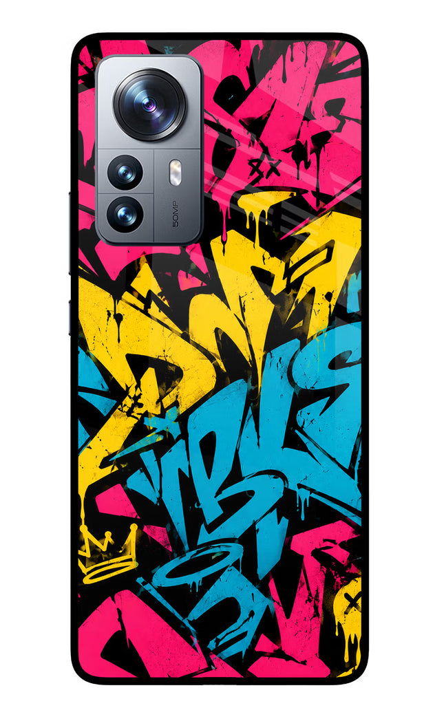 Graffiti Vibe Mi 12 Pro 5G Glass Case