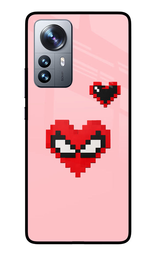 Gwen Heart Mi 12 Pro 5G Glass Case