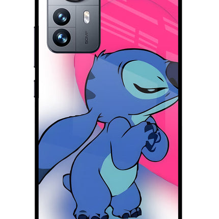 Stitch Hug Mi 12 Pro 5G Glass Case