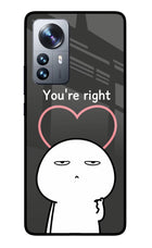 You're Right Mi 12 Pro 5G Glass Case