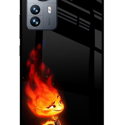 Ember Flame Mi 12 Pro 5G Glass Case