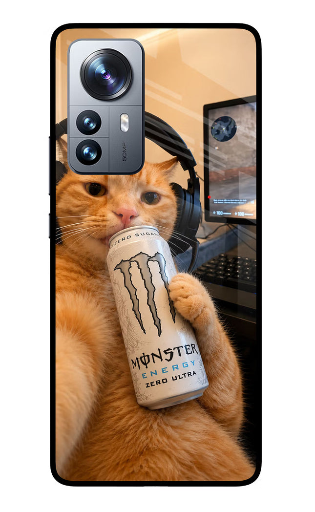 Gamer Cat Energy Mi 12 Pro 5G Glass Case