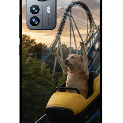 Rollercoaster Dog Mi 12 Pro 5G Glass Case