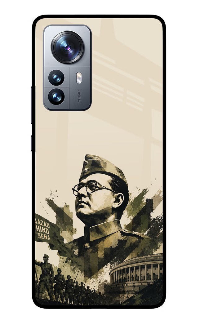 Netaji Rising Mi 12 Pro 5G Glass Case