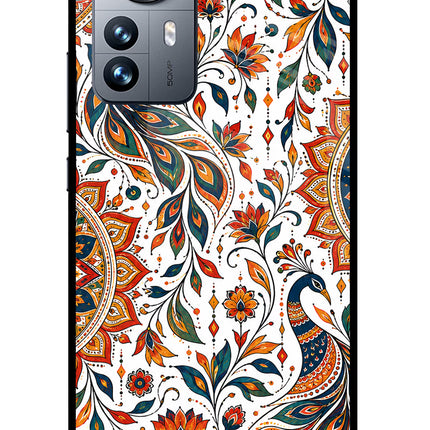 White Mayura Mi 12 Pro 5G Glass Case