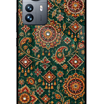 Green Pataka Mi 12 Pro 5G Glass Case