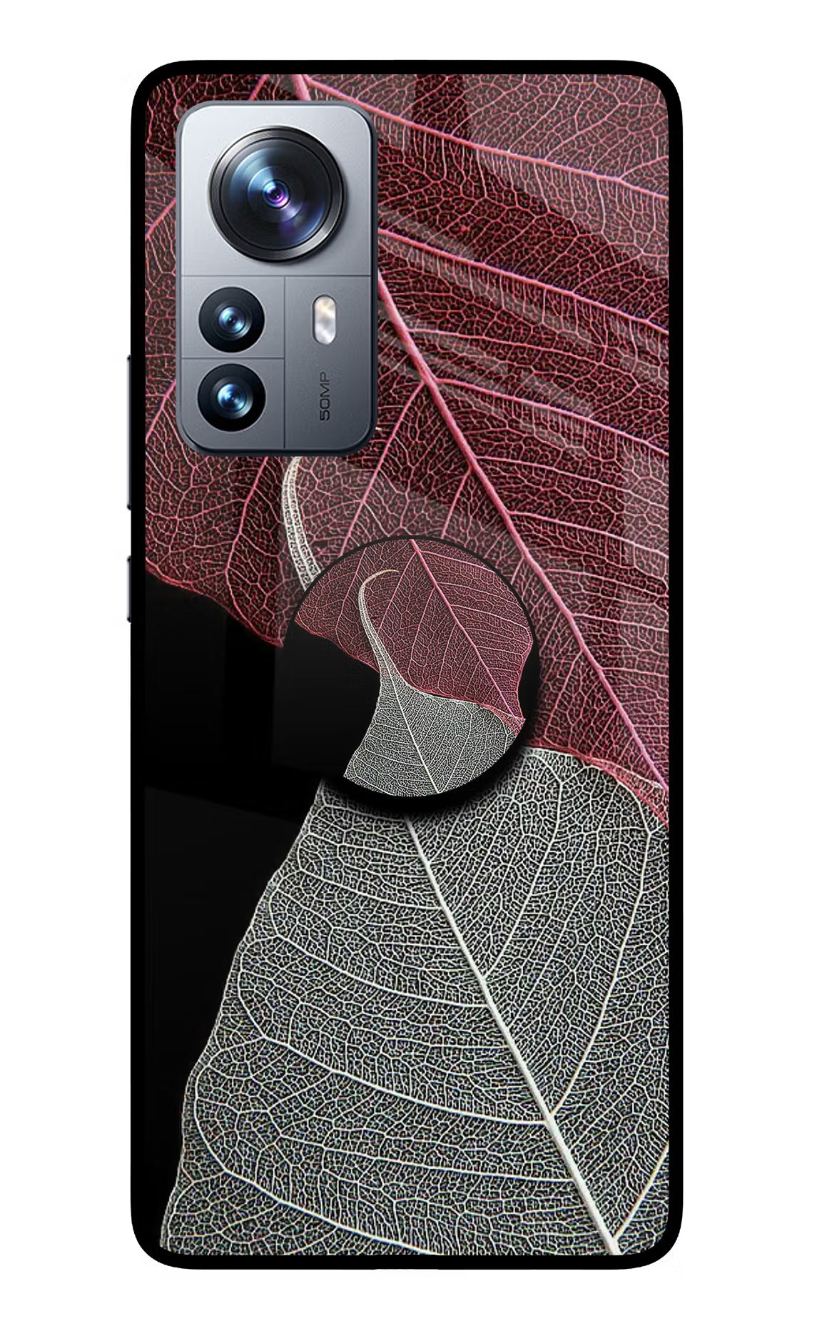 Leaf Pattern Mi 12 Pro 5G Pop Case by Casekaro
