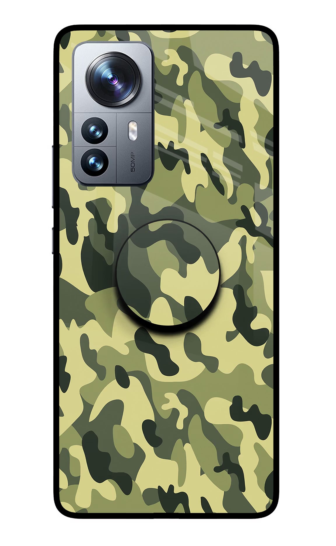 Camouflage Mi 12 Pro 5G Pop Case by Casekaro