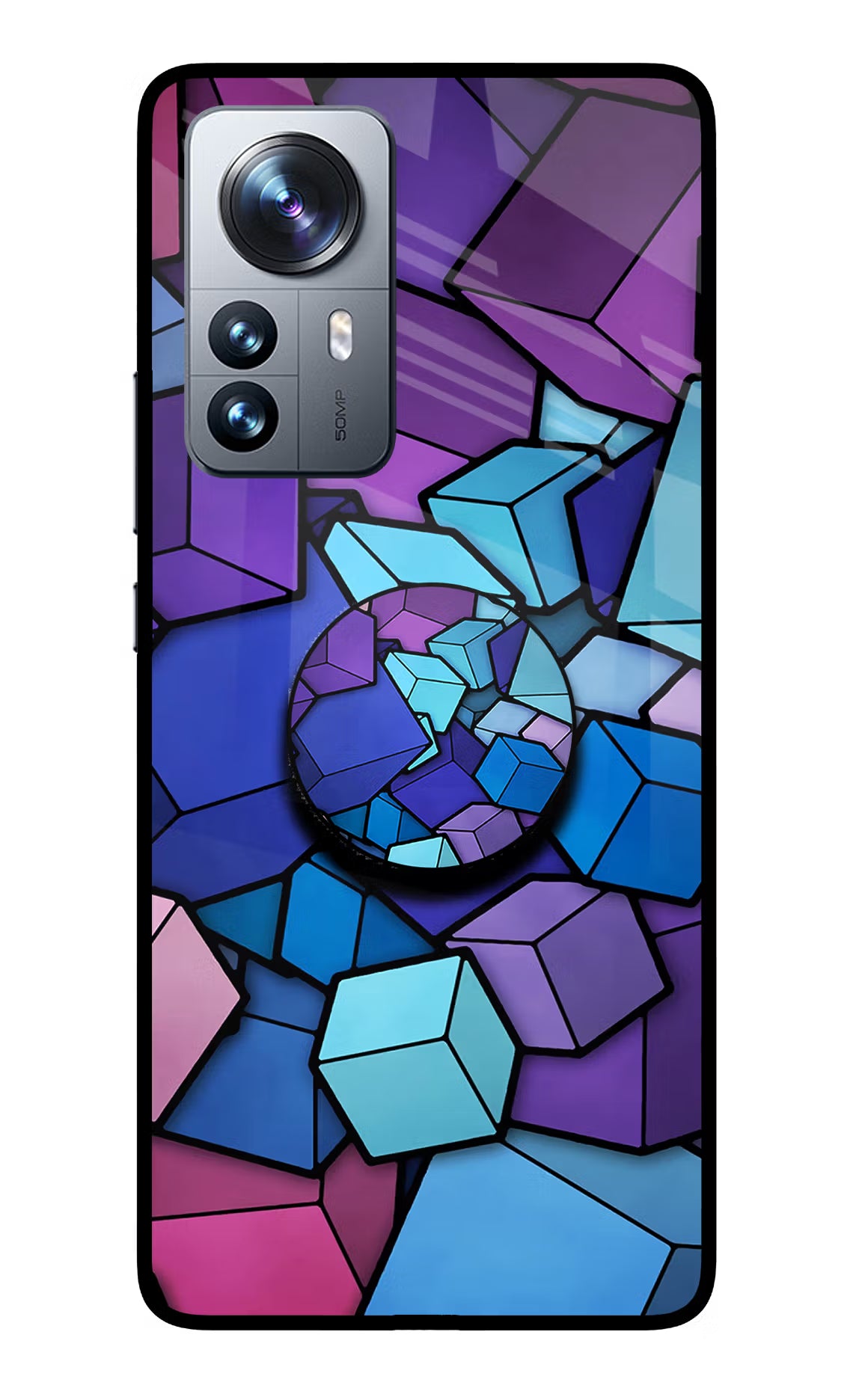 Cubic Abstract Mi 12 Pro 5G Pop Case by Casekaro