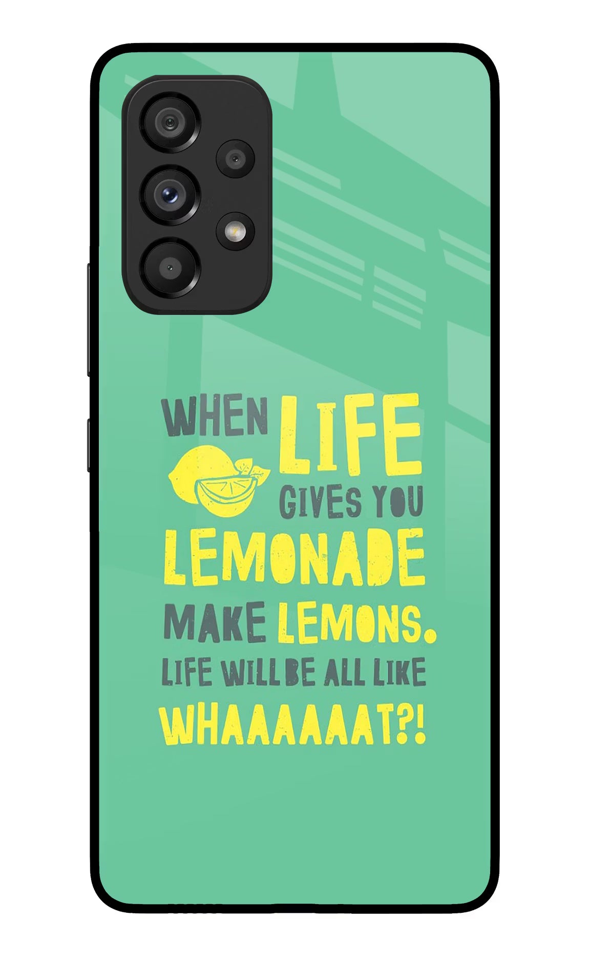 Quote Samsung A53 5G Glass Case Back Cover by Casekaro