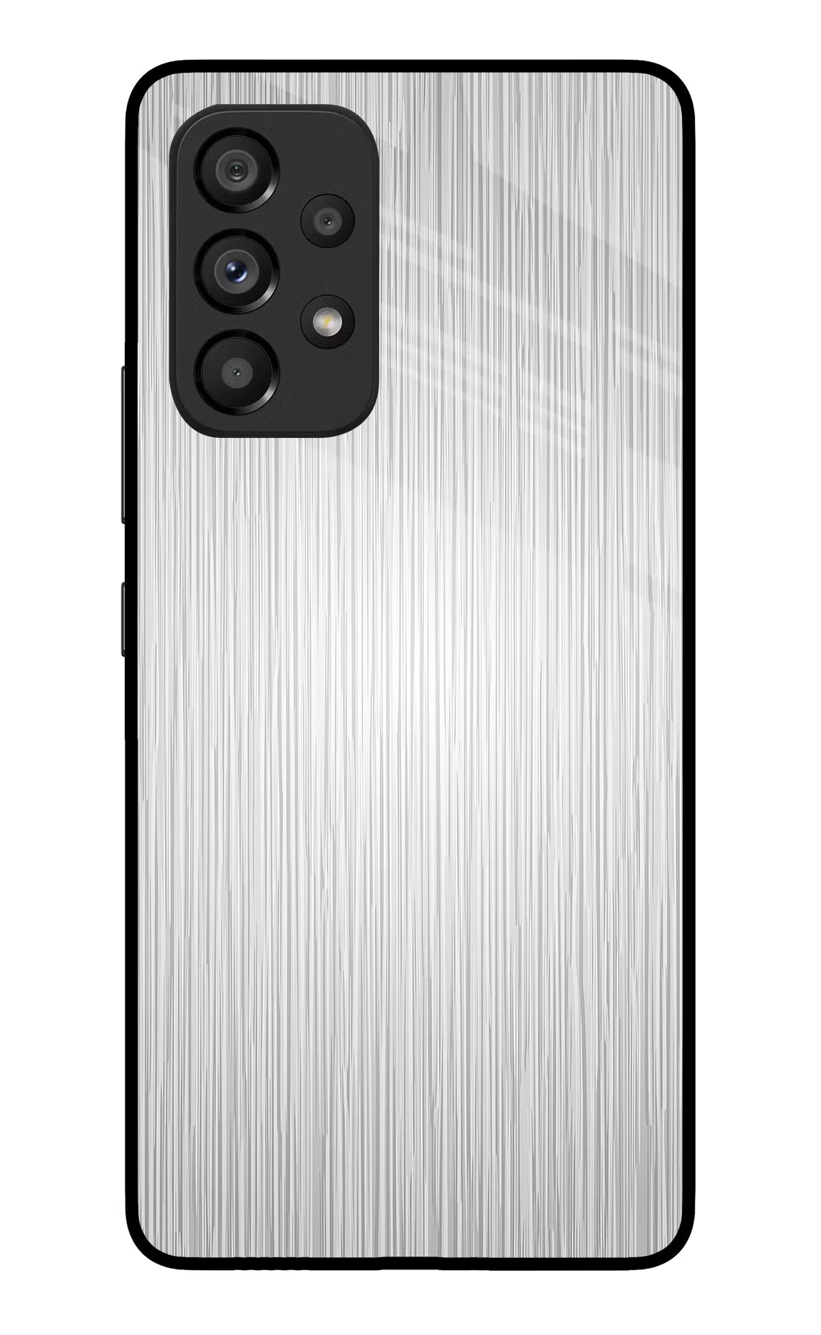 Wooden Grey Texture Samsung A53 5G Glass Case Back Cover by Casekaro