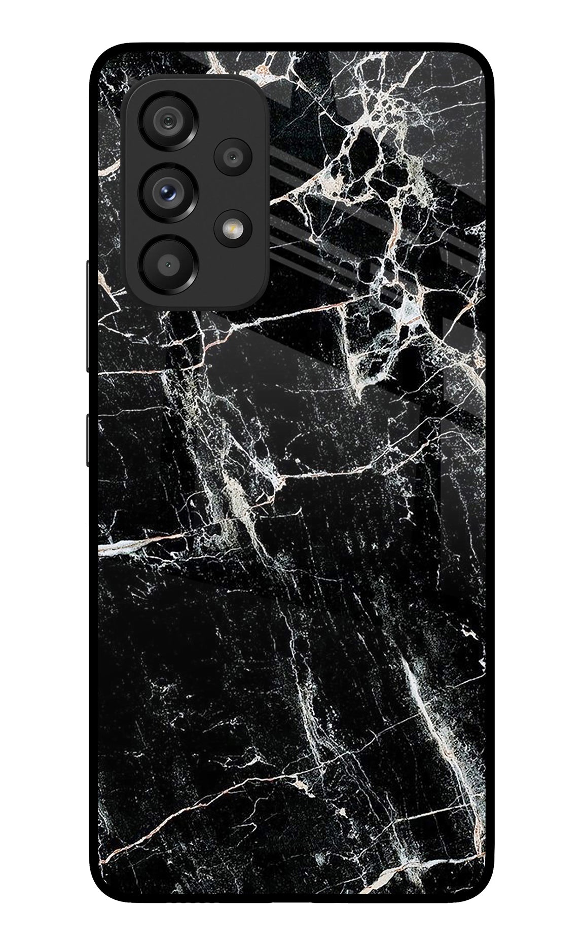 Black Marble Texture Samsung A53 5G Back Cover