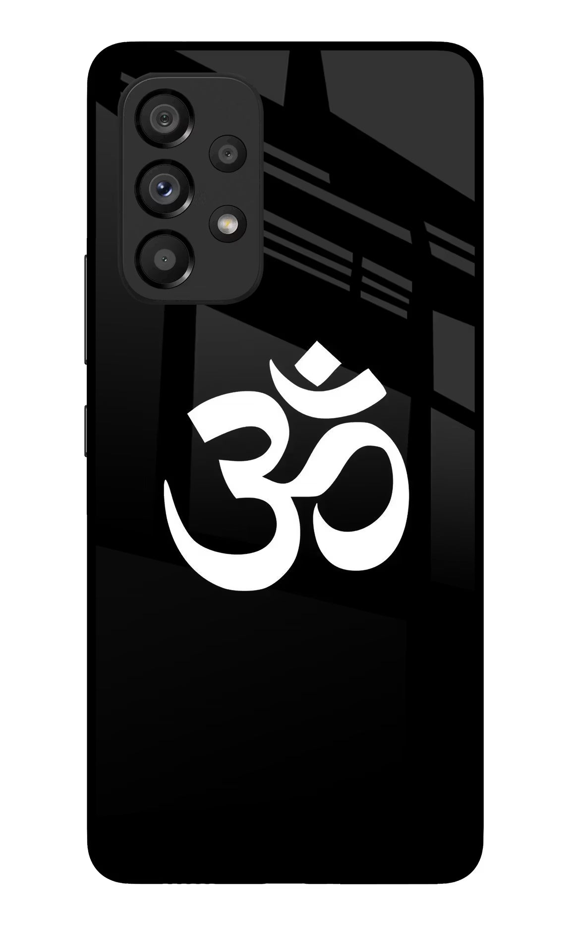 Om Samsung A53 5G Glass Case Back Cover by Casekaro