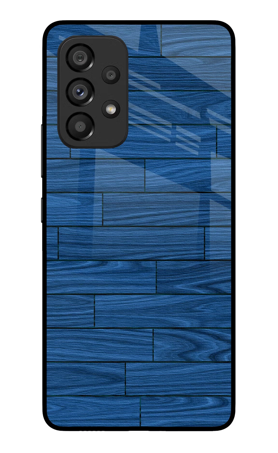 Wooden Texture Samsung A53 5G Glass Case Back Cover by Casekaro