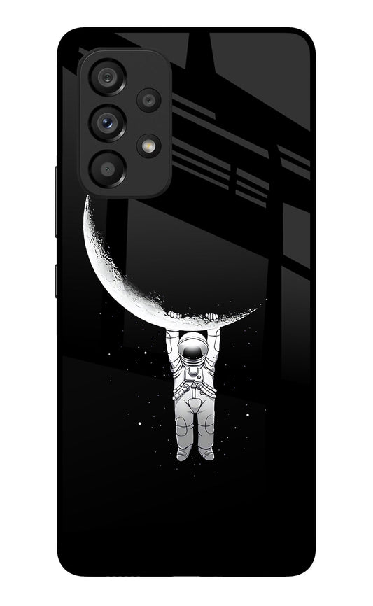 Moon Space Samsung A53 5G Glass Case