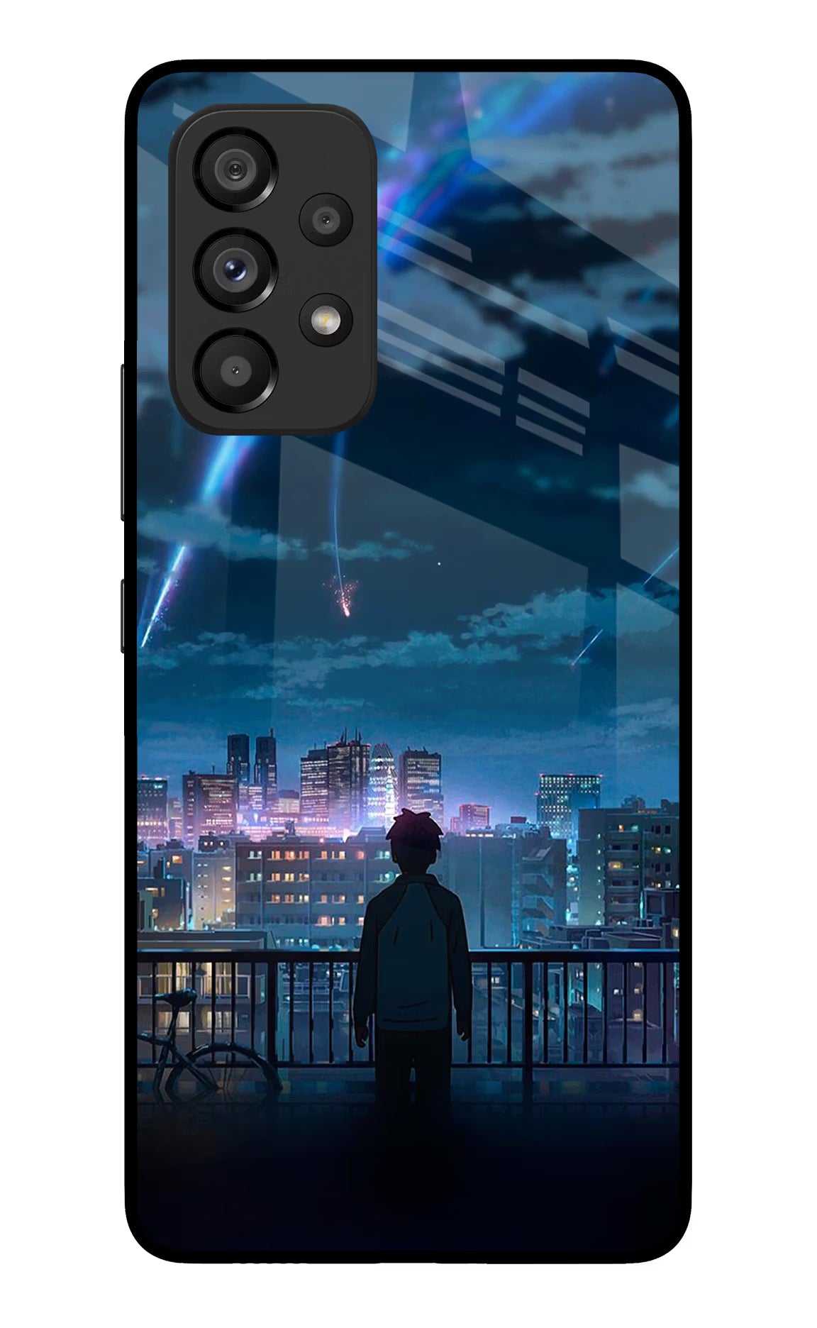 Anime Samsung A53 5G Glass Case Back Cover by Casekaro