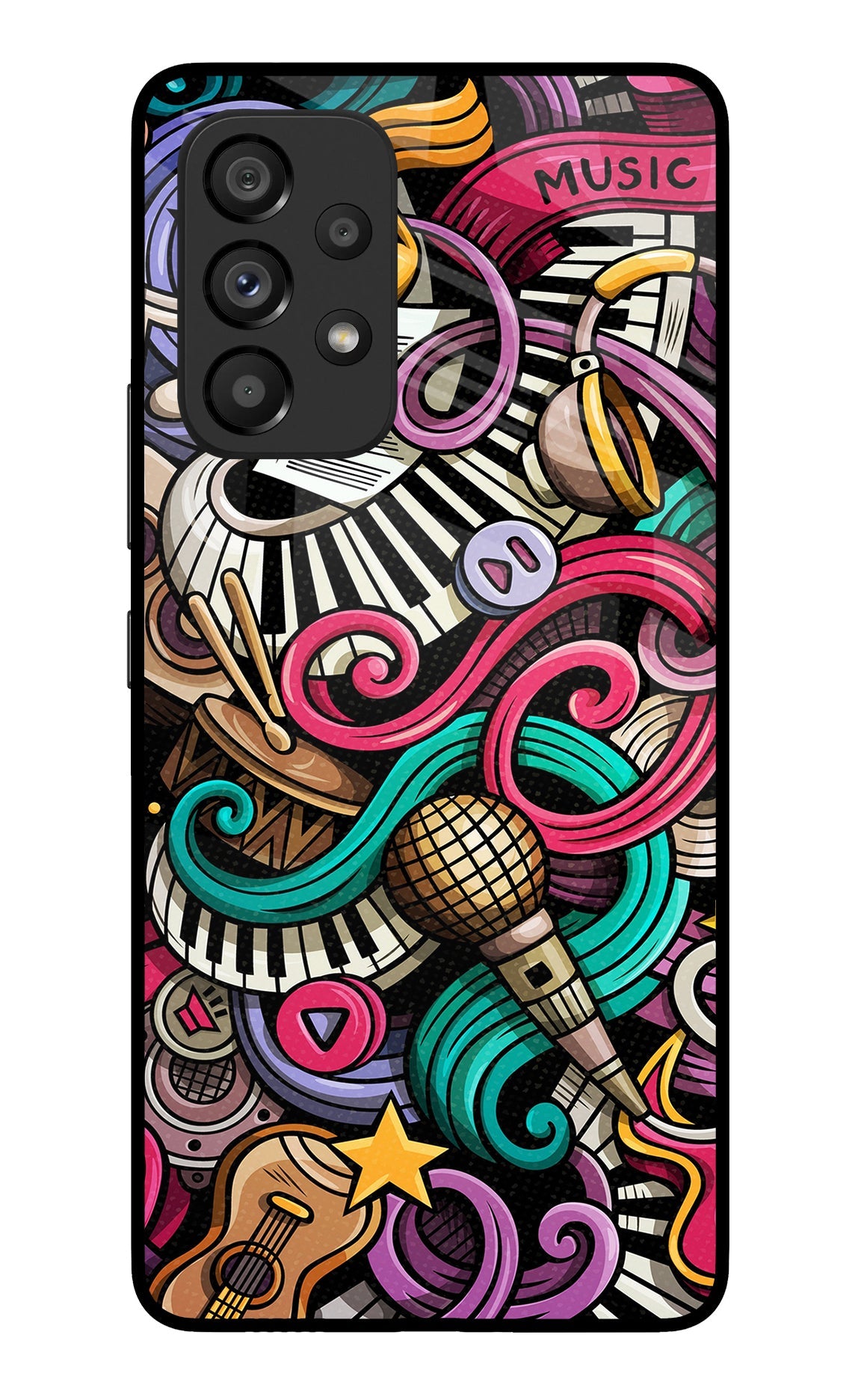 Music Abstract Samsung A53 5G Back Cover