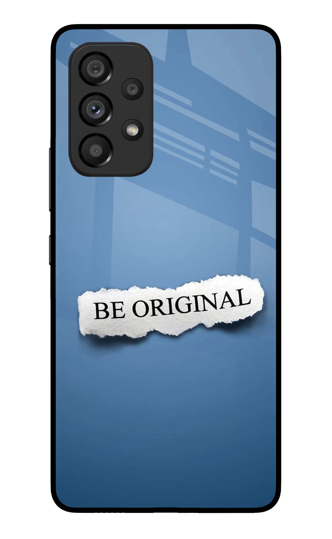 Be Original Samsung A53 5G Glass Case Back Cover by Casekaro