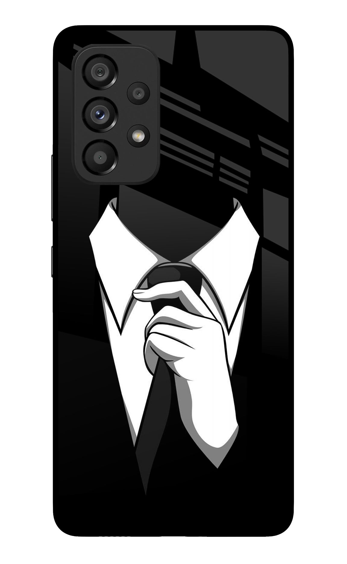 Black Tie Samsung A53 5G Back Cover